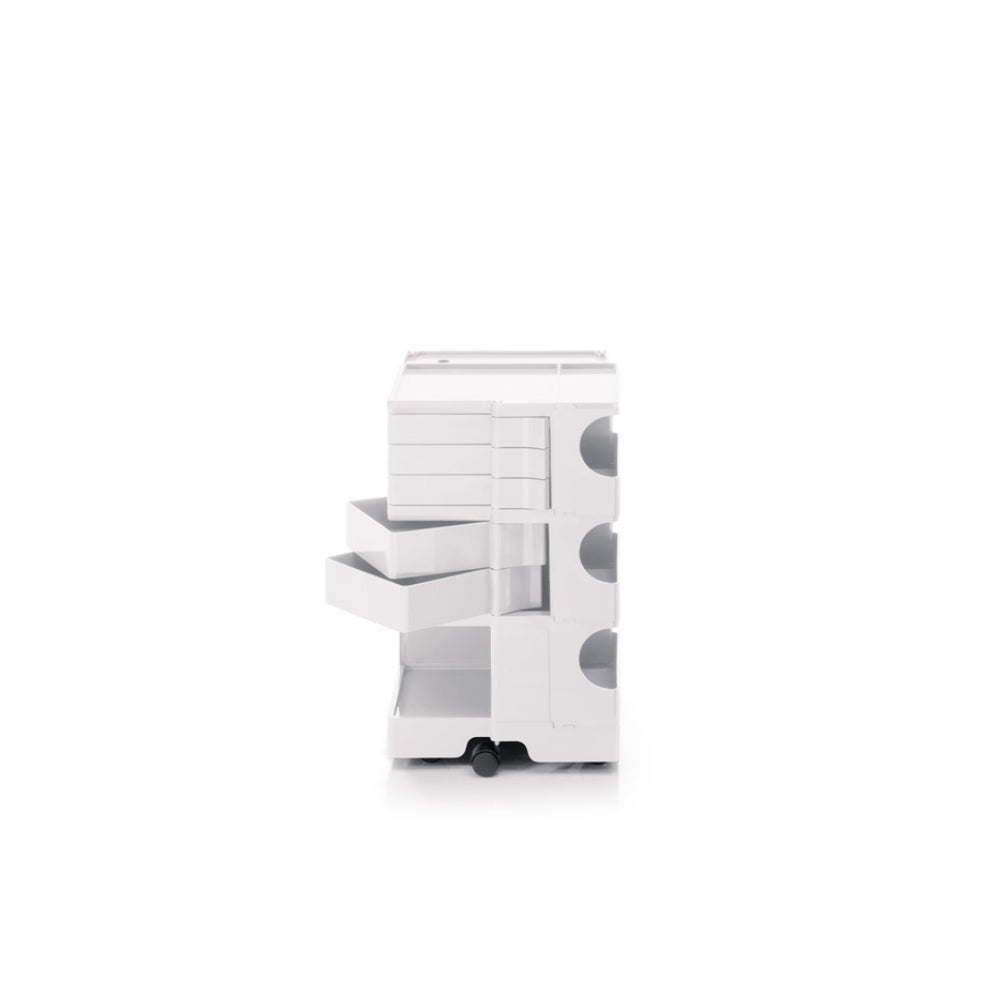B-Line - Boby Rollcontainer medium (Schubfächer : 5 , Farbe: Weiß)